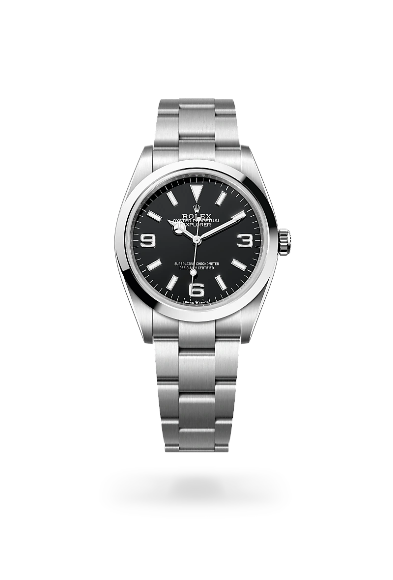 Rolex Explorer in 36 mm oystersteel, M124270-0001 - Cooke & Kelvey