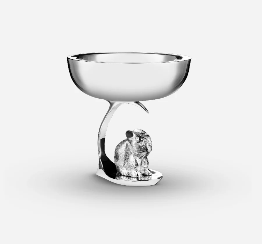 Silverware Rabbit Bowl BL-141 Cooke & Kelvey